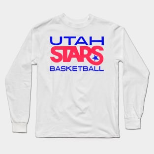 Defunct Utah Stars Basketball Team Long Sleeve T-Shirt